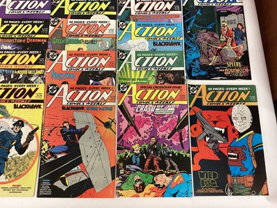 Lot 30 - Near Complete 1980's DC Comics, Action Comics Weekly #601-637 and #640.