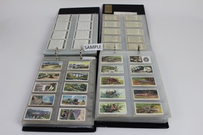 Lot 1428 - Cigarette cards selection in six albums mostly sets including Players, Carreras, Lambert & Butler, Wix & Son and others