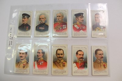 Lot 1435 - Cigarette cards Taddy 1902 VC Heroes-Boer War (41-60) (20)