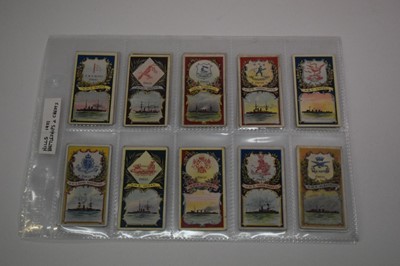 Lot 1436 - Cigarette cards Hills 1901 Battleships & Chest (25)