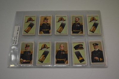 Lot 1438 - Cigarette cards Smiths 1911 Naval Dress & Badges (50)