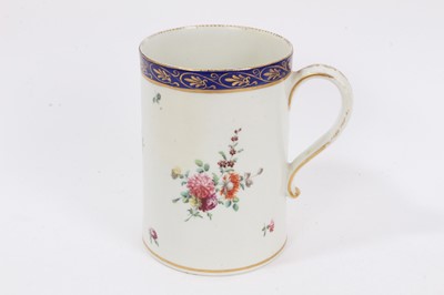 Lot 265 - Chelsea Derby large cylindrical mug, circa 1775