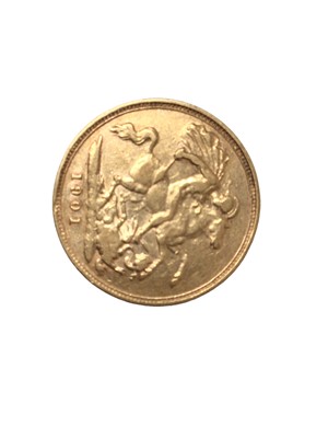Lot 408 - G.B. - Gold Half Sovereign Victoria OH 1900 F (1 coin)