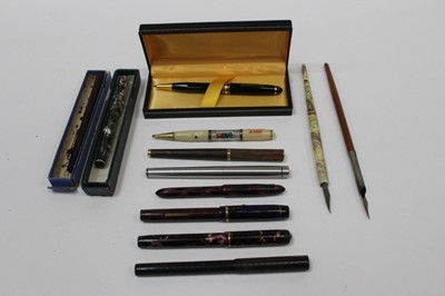 Lot 2554 - Quantity of fountain and other pens