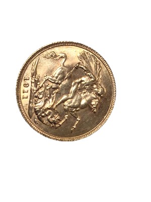 Lot 415 - G.B. - Gold Sovereign George V 1911c (Canada) AEF (1 coin)