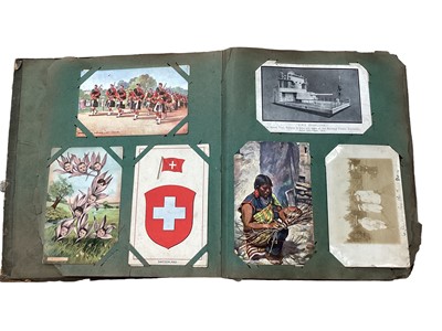 Lot 1585 - Postcard album