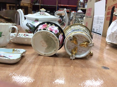 Lot 37 - Two Flight Worcester spirally fluted coffee cups, two Derby coffee cans and other items