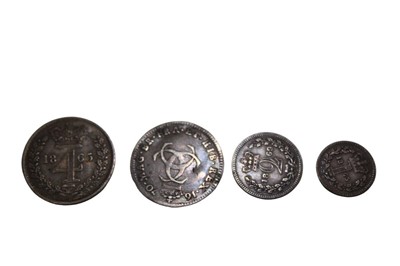 Lot 420 - G.B. - Mixed coinage to include Victoria YH, Silver Maundy Oddments 4d 1865 AEF, 2d 1869 VF, 1d 1865 AEF, Charles II Three Pence 1670 (N.B. Minor damage to flan) otherwise AF, Royal Mint brilliant...