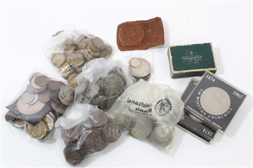 Lot 81 - World - mixed coinage - to include G.B. silver...