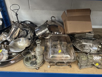 Lot 235 - Group of silver plate