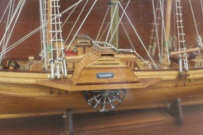 Lot 2473 - Model ship in case