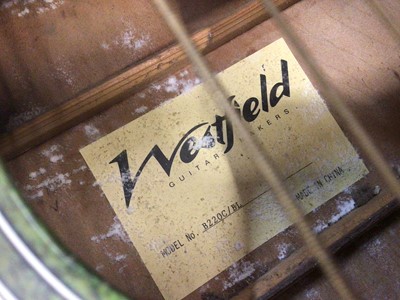 Lot 481 - Six acoustic guitars including Leonora, Aria, Eko, Westfield, Valencia and Lorenzo flame series