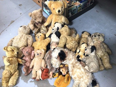 Lot 441 - Group of vintage bears and other soft toys