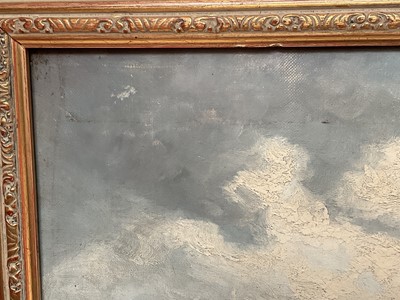 Lot 322 - William Mellor (1851-1931) oil on canvas -Welsh Landscape, signed, inscribed verso, 61cm x 92cm, in gilt frame