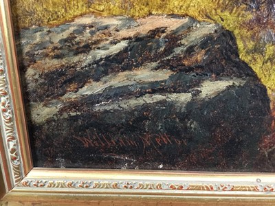 Lot 322 - William Mellor (1851-1931) oil on canvas -Welsh Landscape, signed, inscribed verso, 61cm x 92cm, in gilt frame