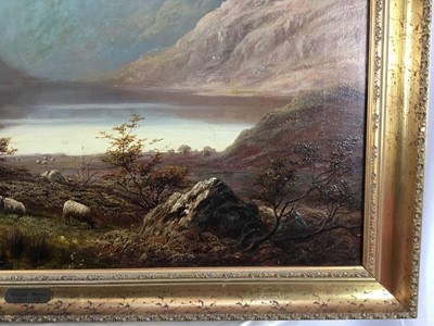 Lot 322 - William Mellor (1851-1931) oil on canvas -Welsh Landscape, signed, inscribed verso, 61cm x 92cm, in gilt frame