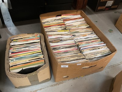 Lot 528 - Selection of 7" records (4 boxes)