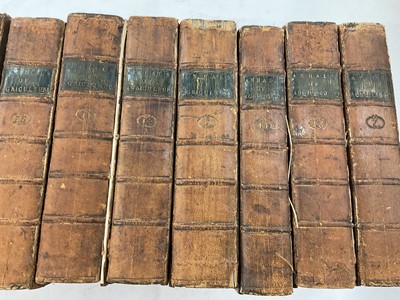 Lot 127 - Arthur Young - Annals of Agriculture and other useful arts - 12 volumes published in Bury St Edmunds in 1971 half calf