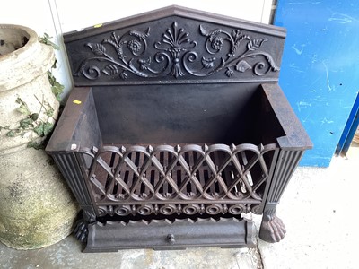 Lot 1511 - Cast iron fireplace