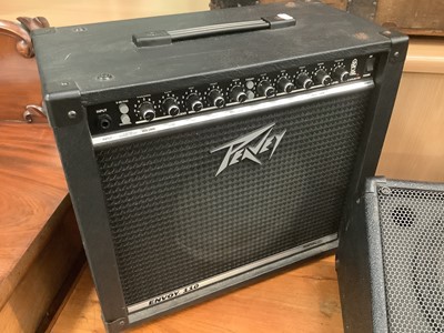 Lot 2205 - Three Electric Guitar amplifiers to include a Marshall Valvestate 80V model 8080, Peavey Envoy 110, and a small practice amplifier (3)