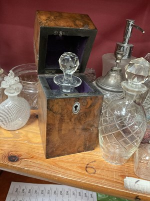 Lot 218 - Collection of glass scent bottles