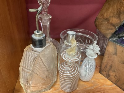 Lot 218 - Collection of glass scent bottles