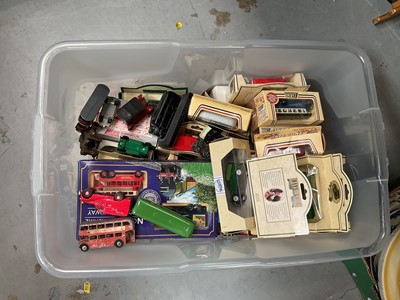 Lot 561 - Box of model vehicles, mostly boxed