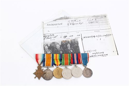 Lot 585 - First World War and later Medals group -...