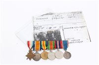 Lot 585 - First World War and later Medals group -...