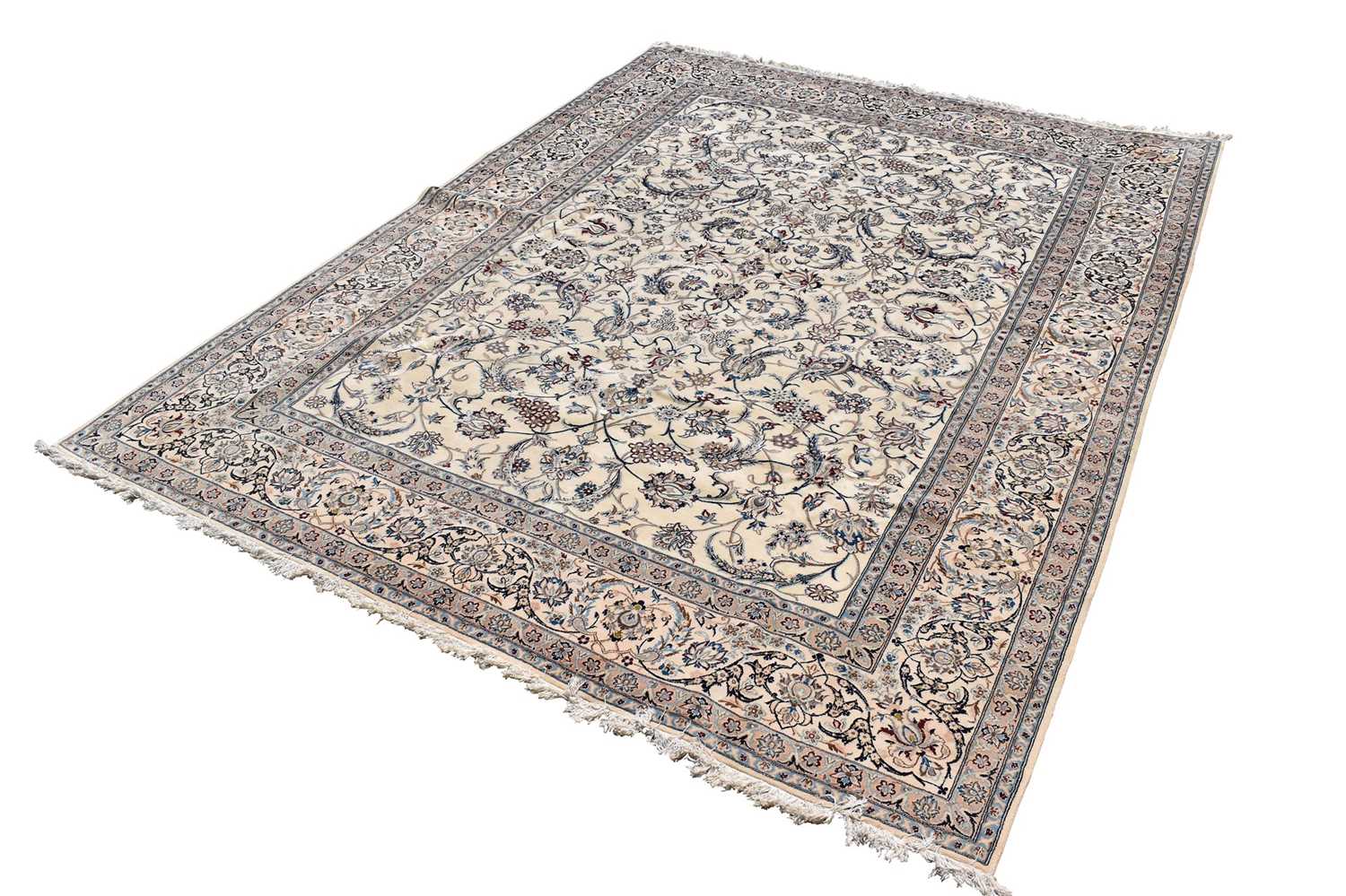 Lot 1592 - A North-West Persian Nain carpet