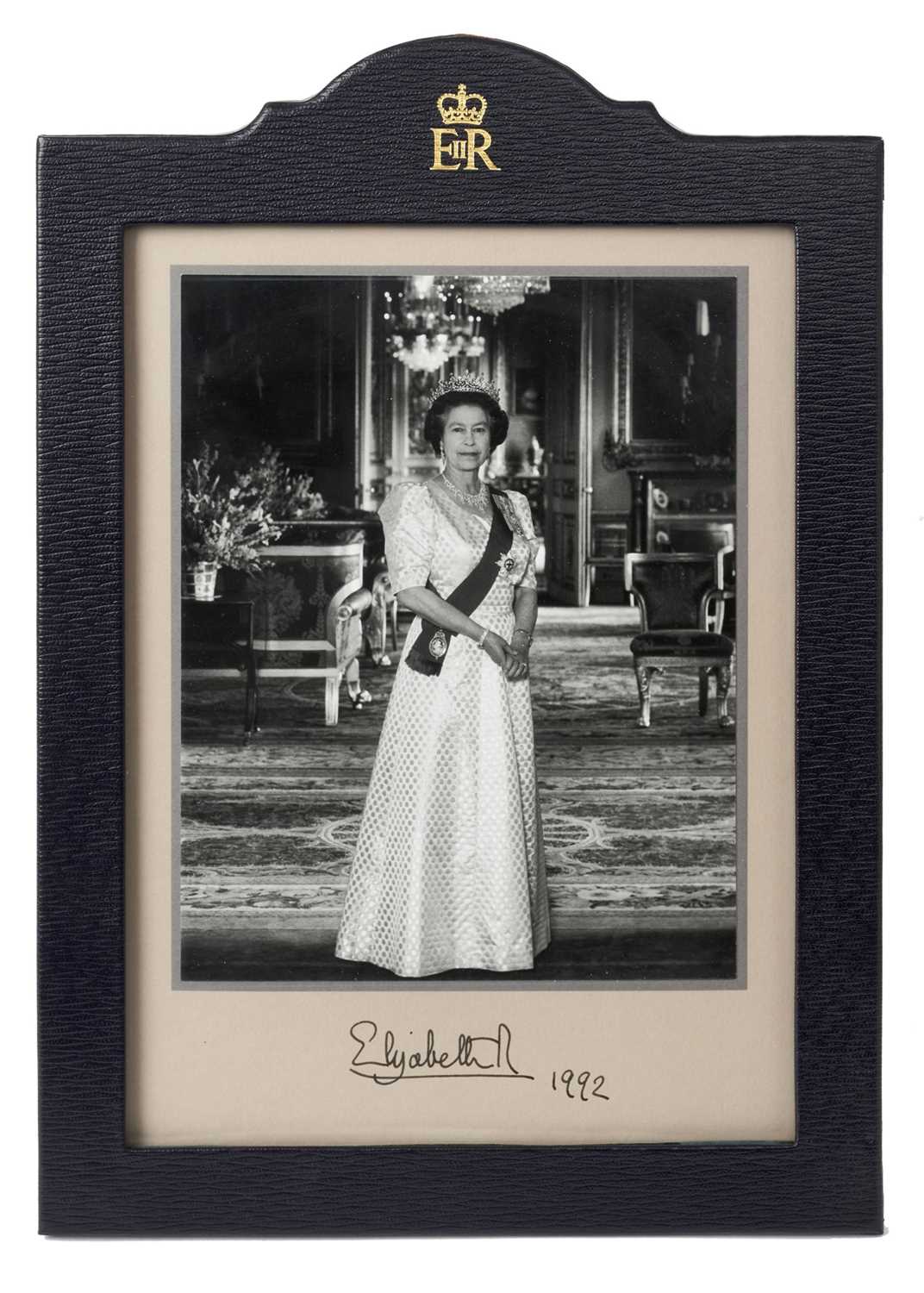 Lot 63 - H.M.Queen Elizabeth II large signed