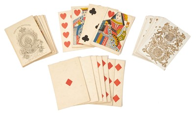 Lot 11 - H.M Queen Victoria and H.R.H.Prince Albert, very rare pack of Royal playing cards circa 1840-1850