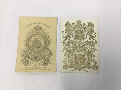 Lot 58 - H.M Queen Victoria and H.R.H.Prince Albert, very rare pack of Royal playing cards circa 1840-1850