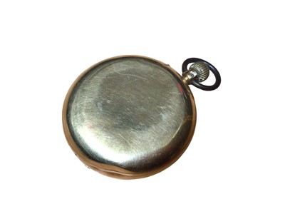 Lot 91 - 18ct gold cased pocket watch