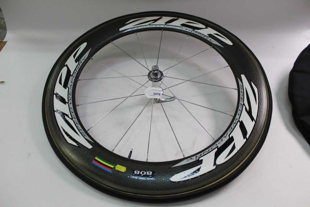 Paire De Roues Carbone Zipp 440 Kozo Edition - Pour Vélo De Route - Occasion