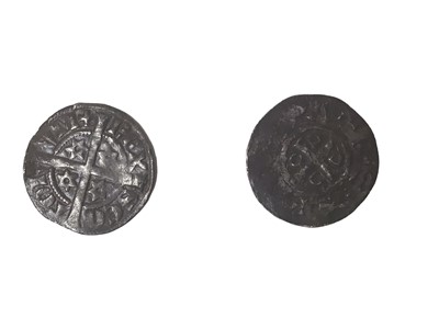 Lot 446 - European - Medieval silver hammered Pennies to include Scotland Alexander III circa 1280-1286 VG-AF and a Continental Sterling VG-F (2 coins)