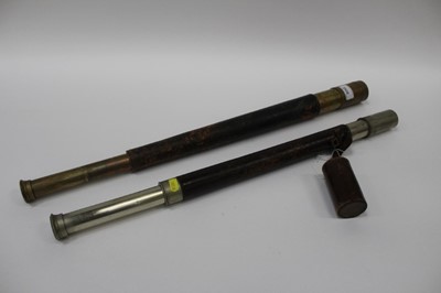 Lot 2520 - Two vintage telescopes - Dobbie McInnes & Clyde Ltd and H. Hughes & Son Ltd