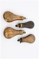Lot 604 - Group of four 19th century copper and brass...