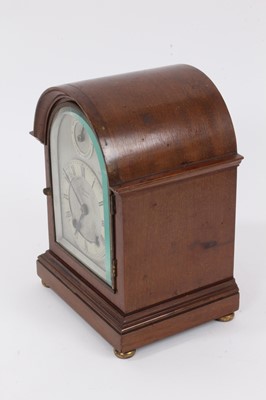 Lot 1075 - J. W. Benson dome topped bracket clock