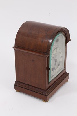 Lot 1075 - J. W. Benson dome topped bracket clock