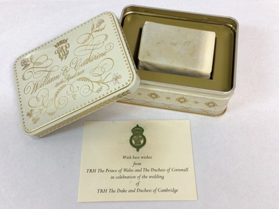 Lot 217 - The Wedding of Prince William and Catherine wedding cake in tin