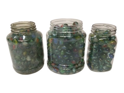 Lot 2488 - Three jars of marbles