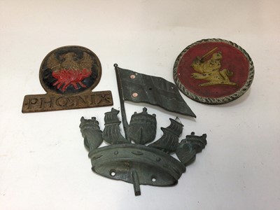 Lot 2487 - Three fire plaques