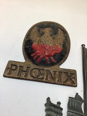 Lot 2487 - Three fire plaques