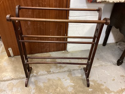 Lot 1227 - Victorian six bar towel rail