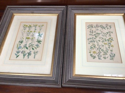 Lot 112 - Group of antique prints, including a set of four framed prints from Noorthouck's History of London 1772