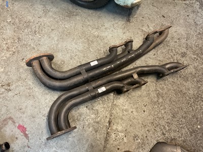 Lot 171 - Pair of new old stock TVR exhaust manifolds believed to come from a Pre Cat Griffith.