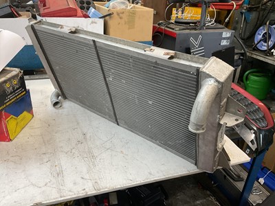 Lot 182 - Aluminium performance radiator believed to be for a Noble