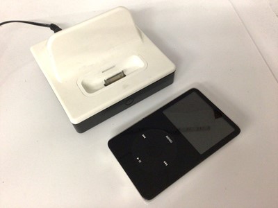 Lot 410 - 2006 Apple iPod, model no: A1136, with docking station