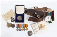 Lot 620 - Boer War/First World War miniature Medals...